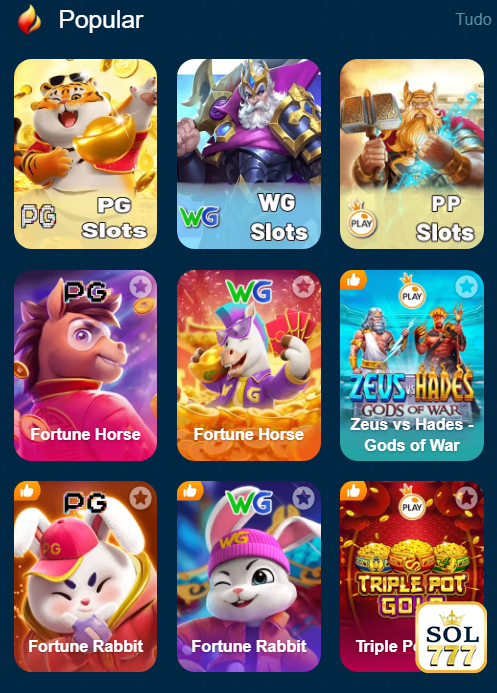 Jogos Certificados sol777.com